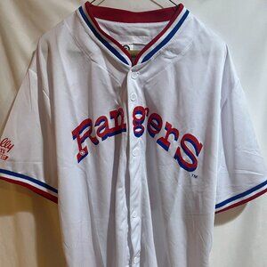 Texas Rangers Ferguson Fergie Jenkins #31 Retro Mens Jersey Size XL Used Good Co